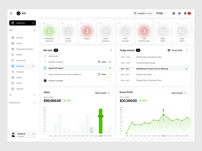 SOS - light app dashboard design graphic design illustration ui user experience user interface ux