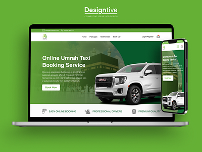 Umrah Car Booking Website UI UX Design booking website car booking website design figma design product design ui ui design ui ux design umrah car booking ux ux design web design website ui ux design