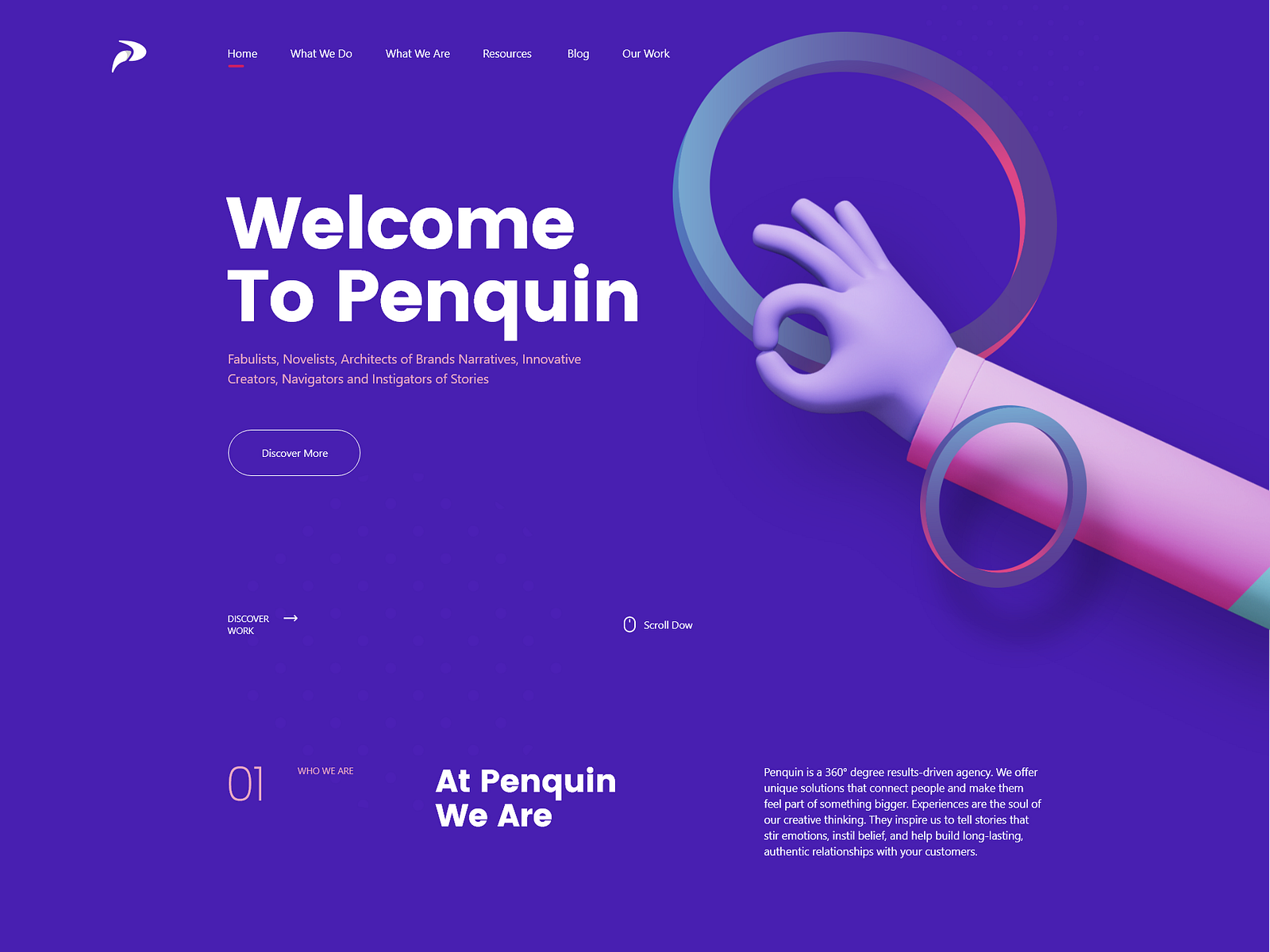 Penquin Web Design Ideas By Guii On Dribbble 