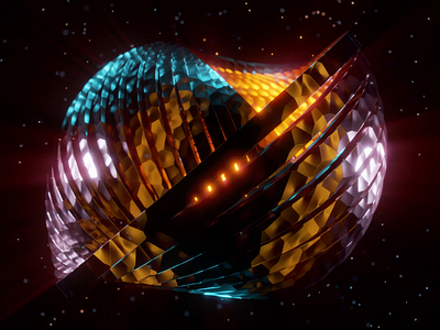 Abstract 3D Motion Design Sphere 3d 3danimation 3dart 3dmodeling 3drender abstractdesign aftereffects ambient animation blender3d creativeanimation design digitalart dribbbledesign generative motiondesign particles render sounddesign sphere