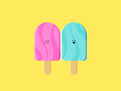 Summer Love animated svg animation app character clean colorful cute design flat gelato graphic design happy ice cream illustration love minimal motion motion graphics summer svgator