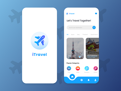 iTravel (Travel Mobile App) logo