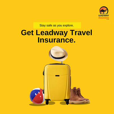 leadway assurance ball creativity design explore flyers graphic design hat leadway assurance leadway travel shoes yellow