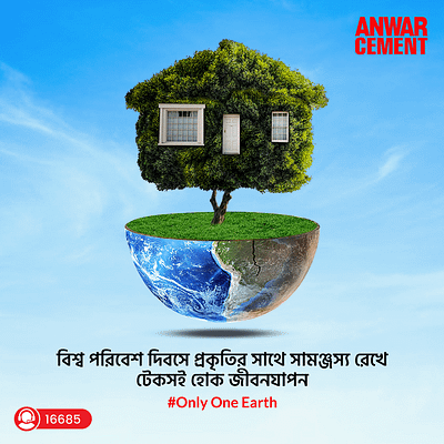 World Environment Day Banner branding graphic design