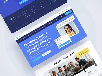 ScreenSteps Website graphic design landing page ui ux web design website