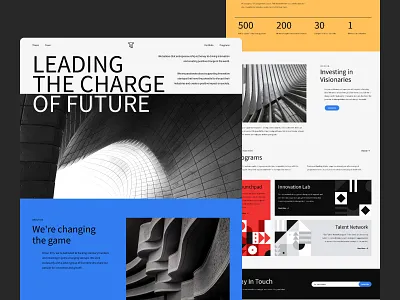 FerosCapital - Challenge the conventional norms of corporate web brutalism corporate web design design agency typography ui uxui webdesign