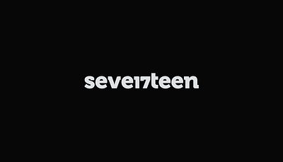 Seventeen® — Logotype animation brand brand design brand identity branddesign brandidentity branding design digital design digitaldesign graphic design logo logotype minimal project visual design visualdesign