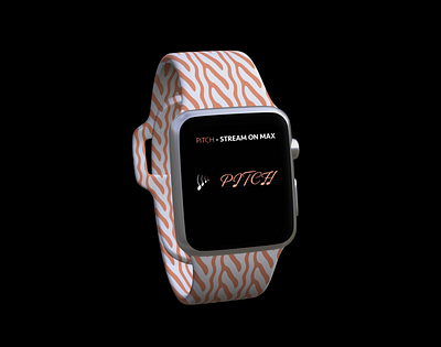 Pitch logo Smartwatch mockup branding dailylogochallenge logo mockup pitch smartwatch ui