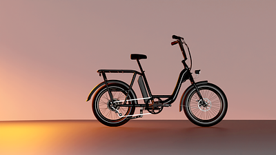 ebike 3d blender3d e bike illustration product model