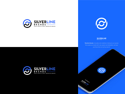 Silverline Logo branding creative design iconic identity industry innovation logo minimalistic modern professional silverline symbolic typography unique