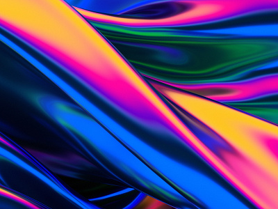 Iridescent background 3d abstract art background blender blender3d colorful cover design gradient holographic illustration iridescent metal render shape surface visual