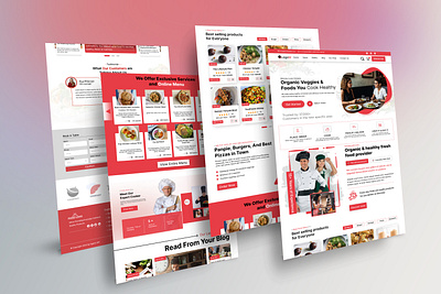 Food Website Design For Restaurant ad design ads design advertising banners banner creativesohel01 design food food business food website graphic design illustration logo restaurant website social media post design ui user exprience user interface design ux ui design