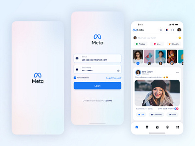 Meta App Design app meta ui