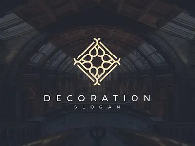 Abstract Decoration Frame Logo abstract border branding decoration decorative design elegant frame graphic design illustration logo logo design luxury minimalist ornament vector
