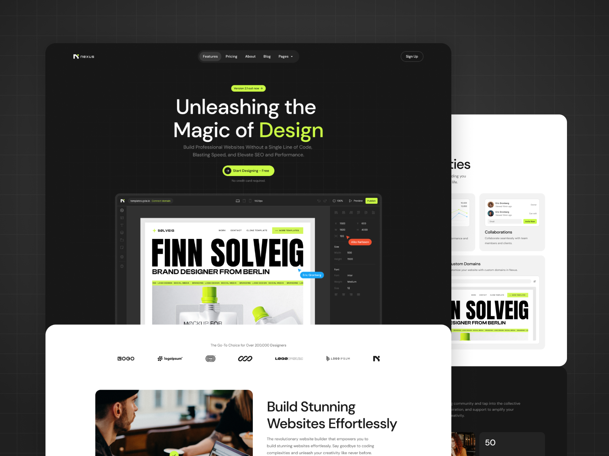 Nexus - SaaS Framer Template framer framer template saas saas template software template ui uiux ux web design webdesign webflow website website builder websites