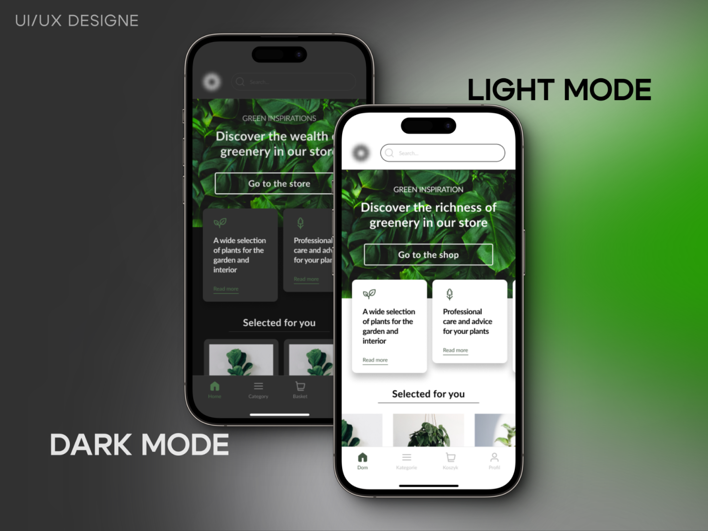 Dark Mode / Light Mode - UI UX Design by Patrycja Marek on Dribbble