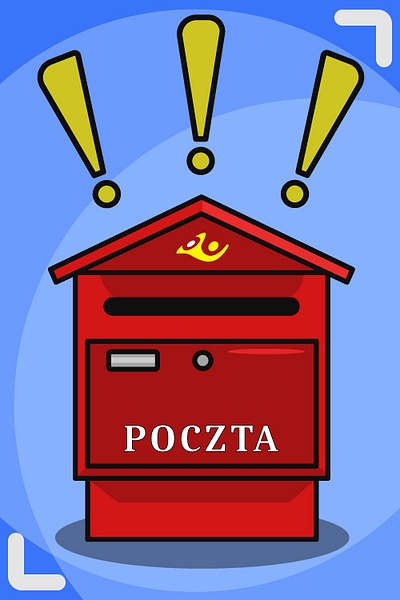 Poczta design graphic design illustration vector