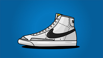 Shoe Blazer design graphic design illustration vector