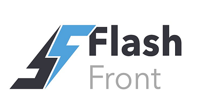 Flash Front logo design graphic design logo typography vector