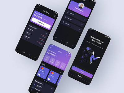 Vault Wallet design figma product ui ux