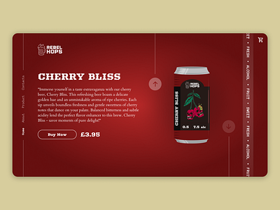 beer web site slider alcohol animation bar beer beercan branding clean color design desktop logo slider slider animation ui ui ux uiux user interface web web design web ui