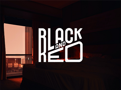 Black and Red wordmark logo branding design flat graphic design icon illustration logo minimal ui vector video production wordmark