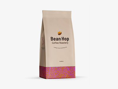 Packaging for local coffee roastery graphic design logo