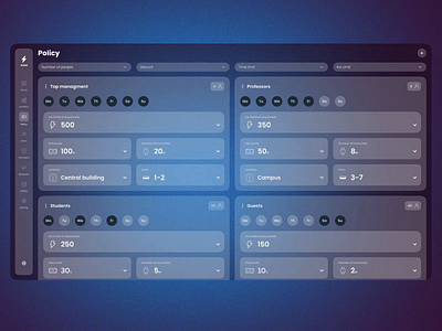 Glassmorphism dashboard app dekstop glassmorphism ui ux web