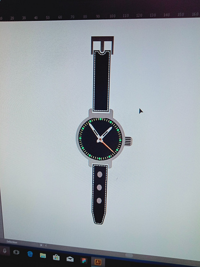 Wrist watch design graphic design illustration ui