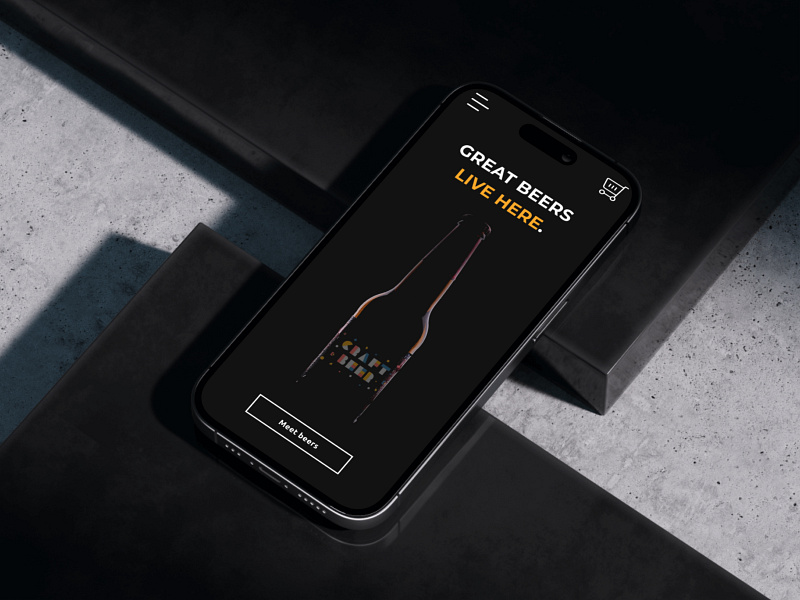 Craft Beer App appdesign beer beerapp black coolapp craftbeer craftbeerapp darktheme darkthemeapp mobileapp mobiledesign mobileui ui ux