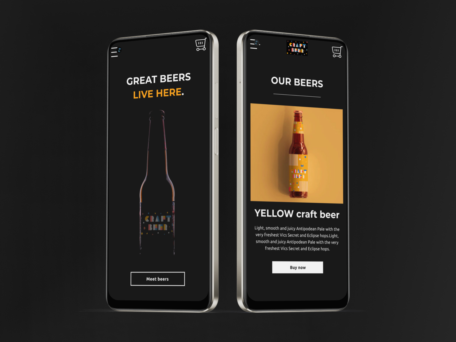 Craft Beer App by Leon Abramovic on Dribbble