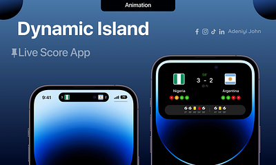iPhone Dynamic Island Design app branding design dynamicisland figma figmadesign football graphic design iphone iphonedesign mobile mobileapp mobiledesign nigeria phone ui uidesign uiux ux uxdesign