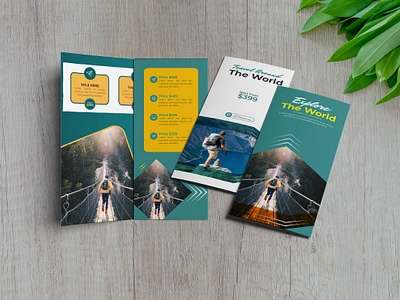 Travel tri-fold brochure design agency annual report banner brochure business corporate designer flyer freelancer leaflet magazine modern print social media social post travel tri fold tri fold trifold web