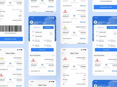 Flight Booking App UI/UX Design airline app app ui design figma flight flight book flight booking flight booking app gausul haque nasif online ticket app ticket web ui ui design ui designer uiux website