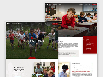 School Website Design graphic design ui ux