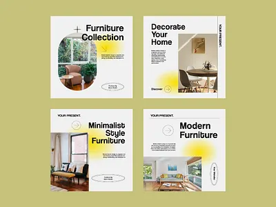Social Media Post Interior Design Minimalist Style branding design furniture graphic design instagram interior design minimalist post social media social media design socialmedia style ui