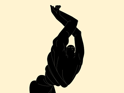 Twisted. abstract body body illustration bold composition conceptual illustration dance design figurative figure figure illustration flex graphic design illustration laconic lines minimal poster twisted