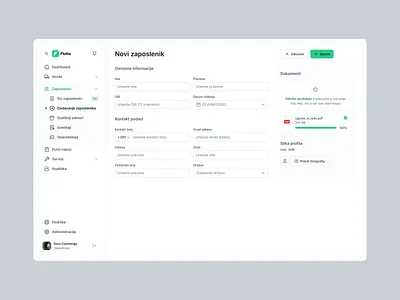 New input form / Fleet management system add new user document management employee form input fields nav bar navigation bar new employee new form new input form new input group new user untitled ui upload file