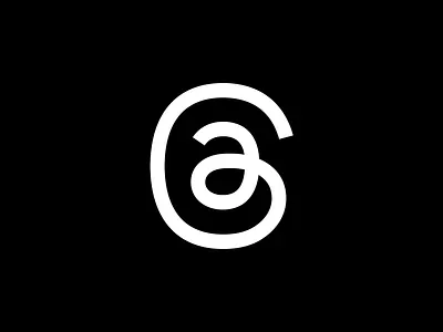 Threads Logo(Instagram) branding design desktop graphic design logo ui ux web