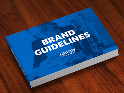Brand Guidelines - Loutos Law . brand guidelines branding corporate branding law firm lawyer