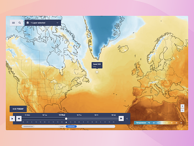 StormGeo platform app b2b dashboard design product design timeline ui design user research ux design weather forecast web