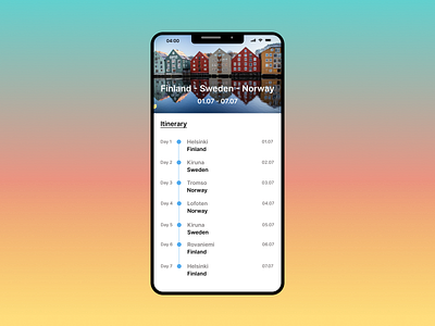 Itinerary#dailyui079 dailyui079