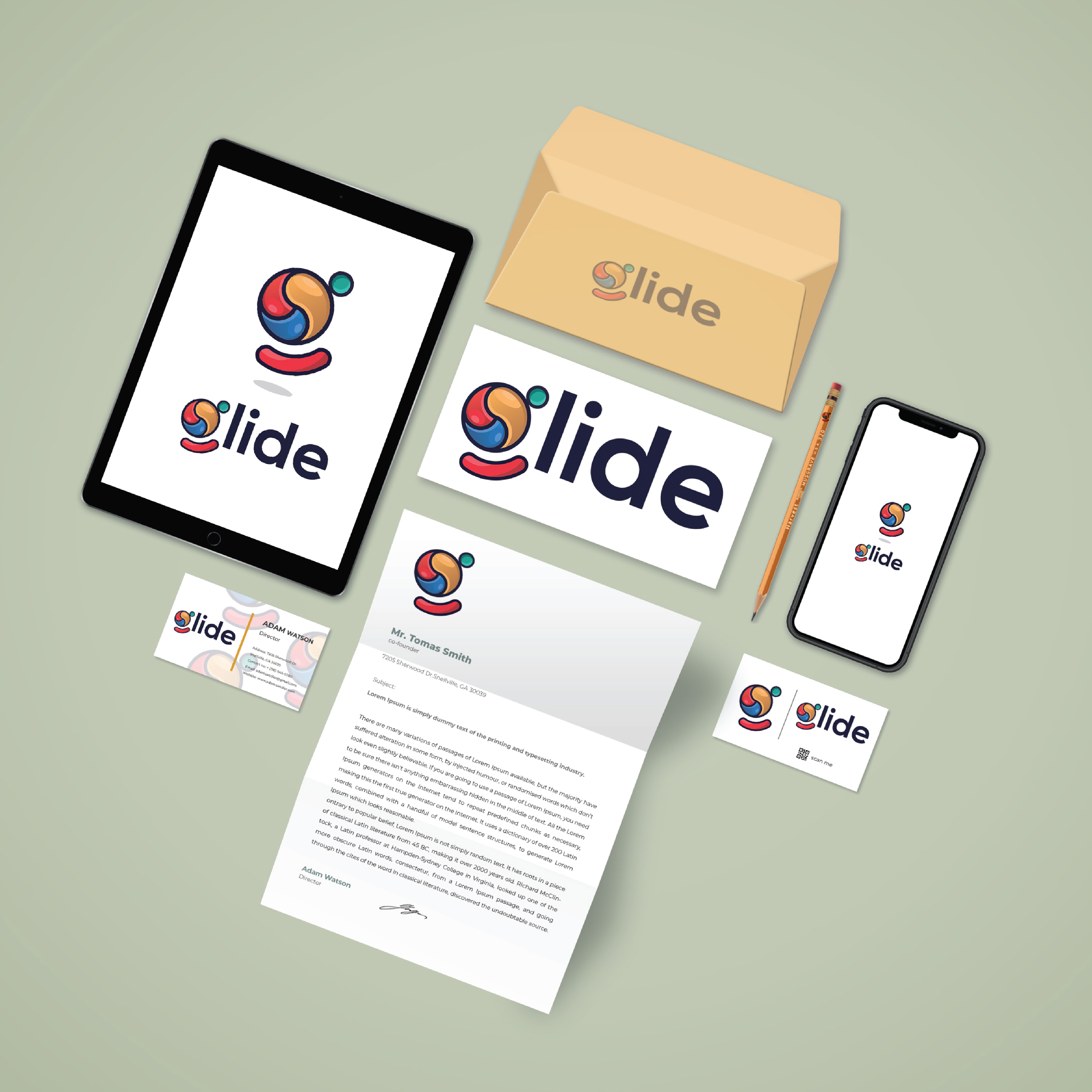 Glide Company Logo Design by Saika Akter on Dribbble