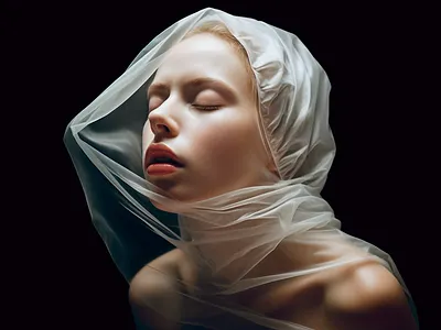 Linens art direction concept art design fabric fire graphic design study women