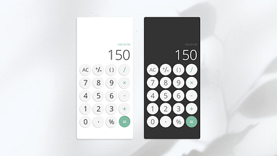 DAILY UI CHALLENGE :: 004 - CALCULATOR app calculator daily 100 challenge daily ui challenge design graphic design ui