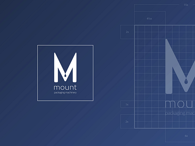 Mount Packaging | Branding blue brand branding coporate design industrial lead generation logo stationary ui ux website