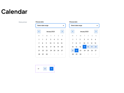 Calendar agenda design appdesign appointement blue calendar calendar widget datepicker flatdesign minimal mobiledesign moderndesign outlined schedule ui uidesign userinterface webdesign