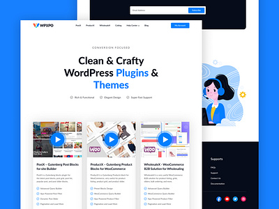 WPXPO landing page redesign animation apps appsdesign branding corporate idintity design ecommerce graphic design logo motion graphics plugins themes ui uitrends uiux ux web webdesign website wordpress