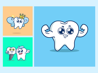 cute tooth illustration medical