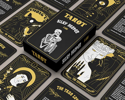 Jeu de Tarot illustration packaging